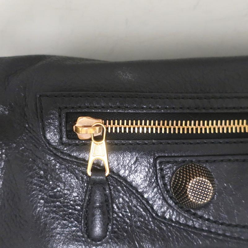Balenciaga Envelope Clutch Black Leather Small Bag – Celebrity