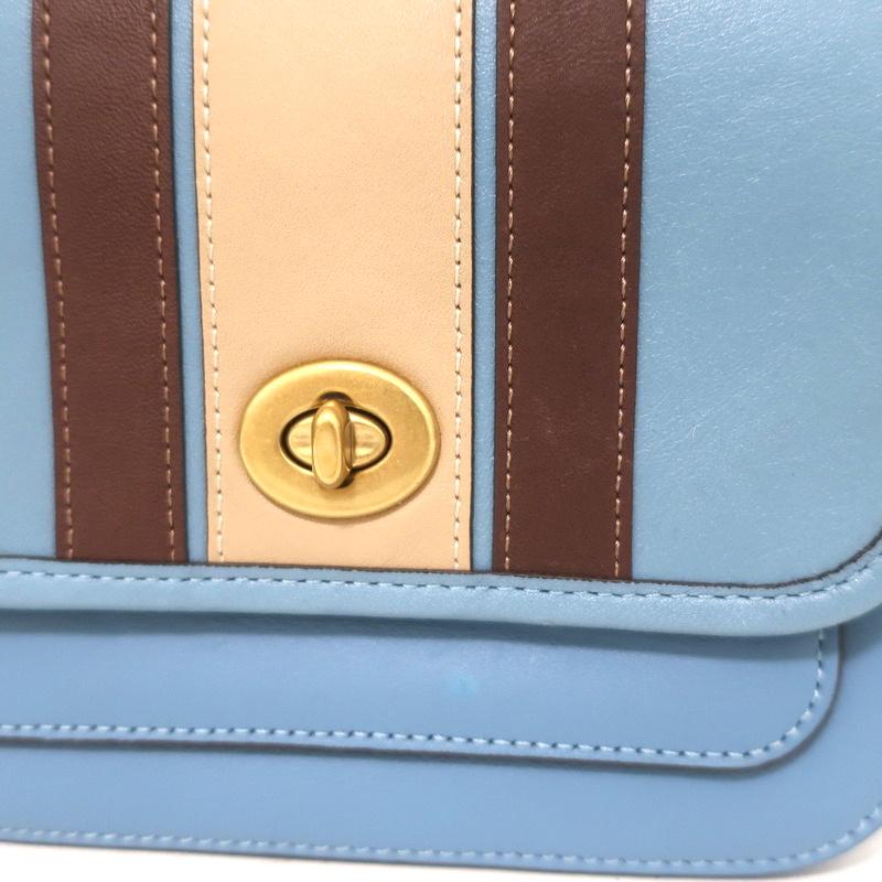 Coach crossbody handbag and small wallet blue