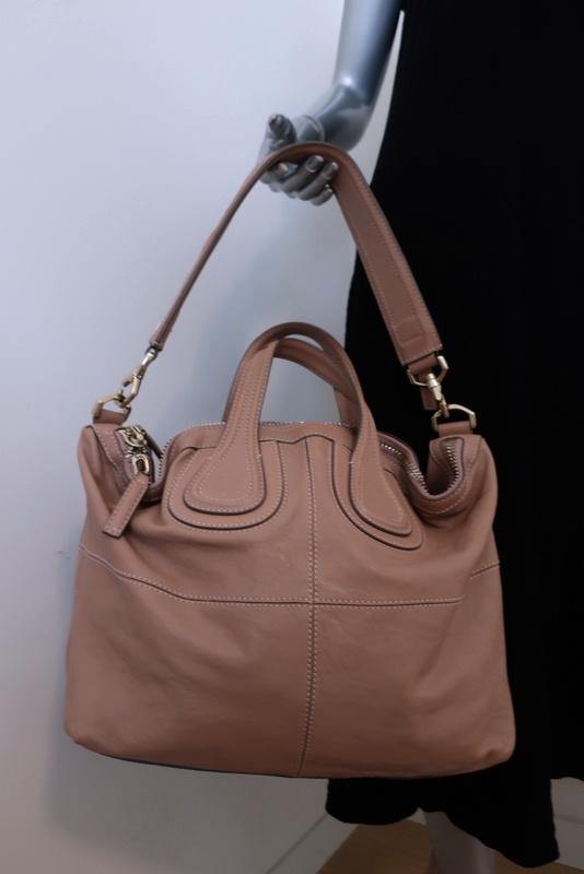 givenchy nightingale large Dome Satchel Bag Brown Leather Doctor