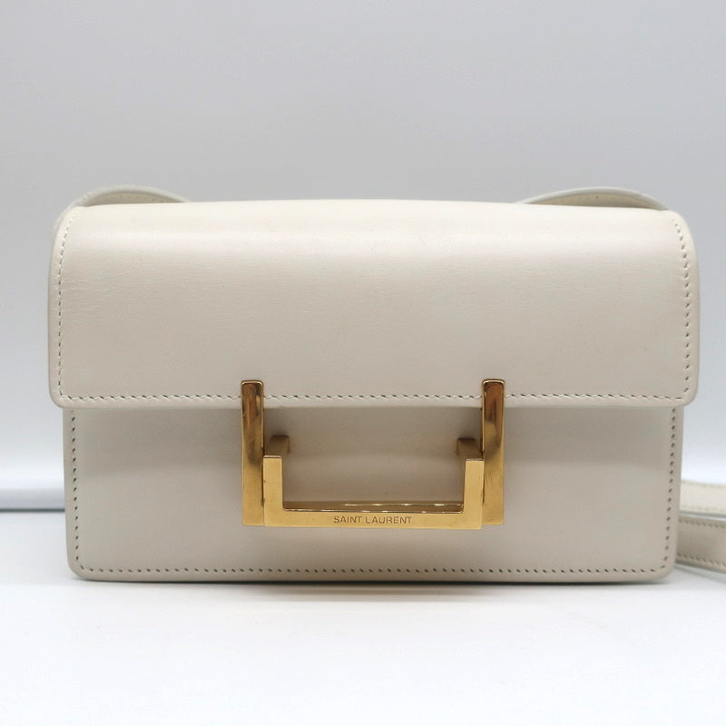 White Luxury Tote Bag Coated Canvas and White Leather Lulu