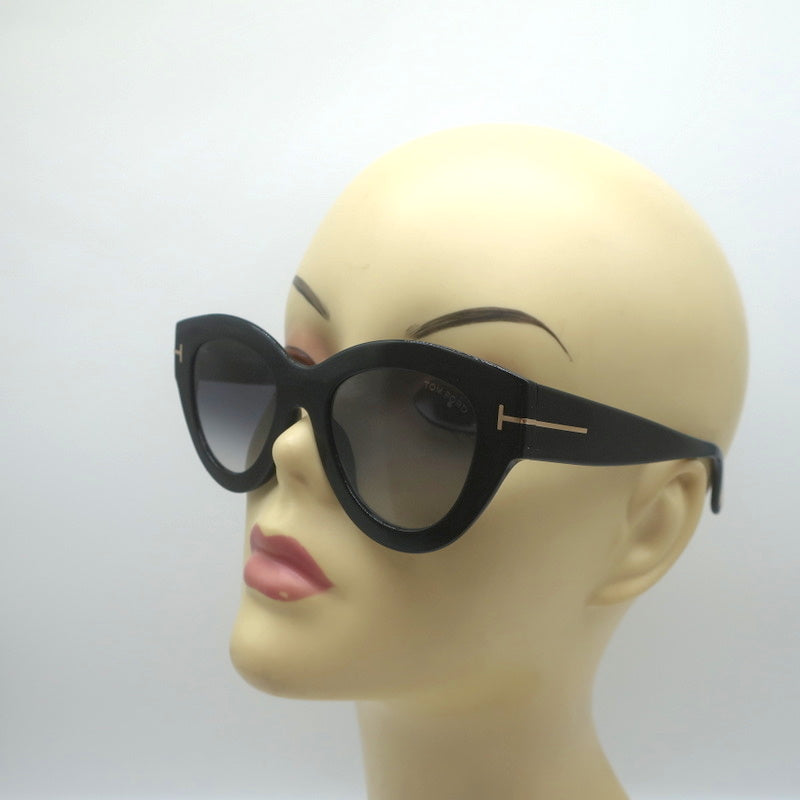 Tom Ford Slater Cat Eye Sunglasses Black TF658 01B – Celebrity Owned