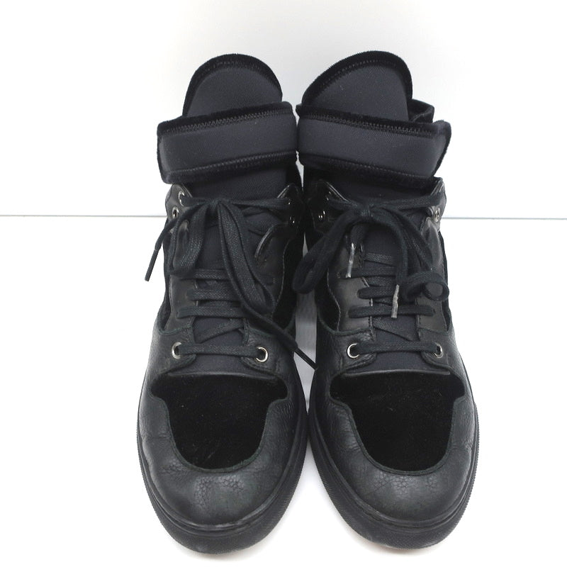 Louis Vuitton Black Suede Low Top Sneakers Size 40 Louis Vuitton
