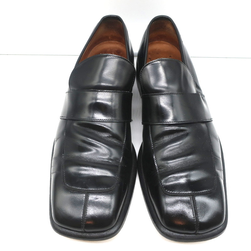 Louis Vuitton, Shoes, Sale Louis Vuitton Mens Black Leather Square Toe  Loafer