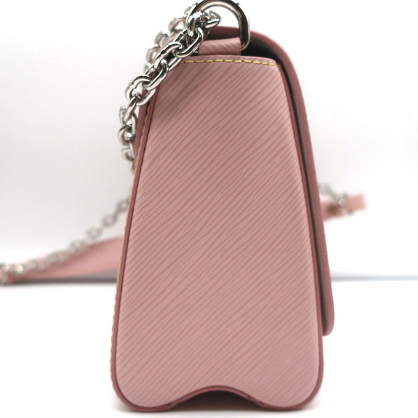 Louis Vuitton Twist Pink Epi Rose Ballerine Leather Chain Wallet Bag