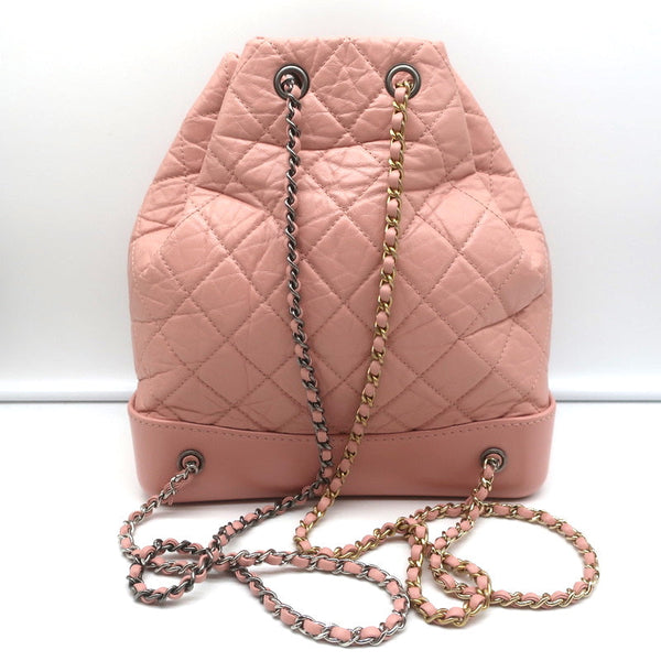 Chanel 17K Iridescent Gabrielle Medium Backpack Purple Quilted