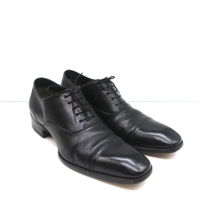 Tom Ford Gianni Lace-Up Cap Toe Oxfords Black Leather Size  Dress S –  Celebrity Owned