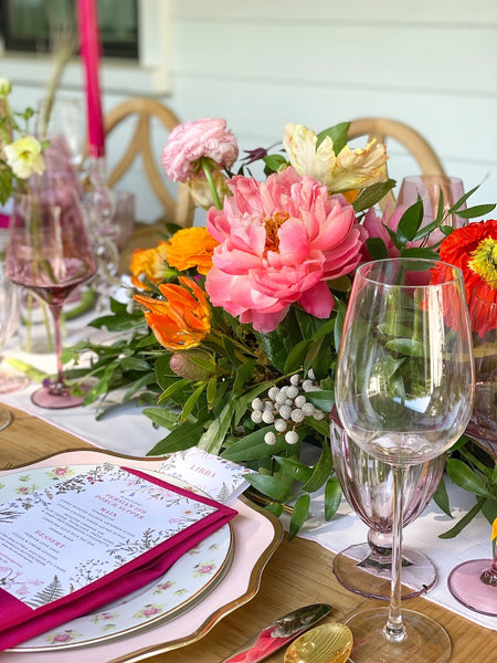 How to Set the Table - Persian Porch Supper