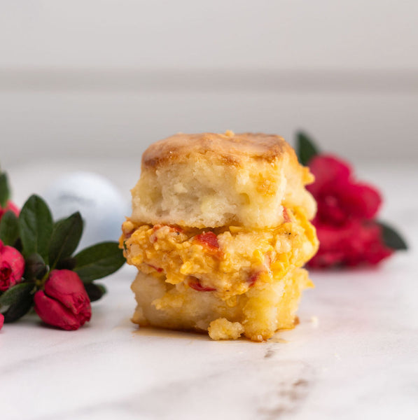 Pimento Cheese Biscuits for The Masters