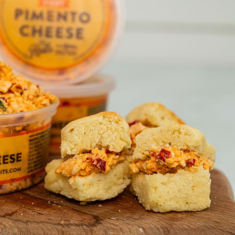 Pimento Cheese on Biscuit