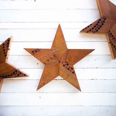 Freestanding Wood Star
