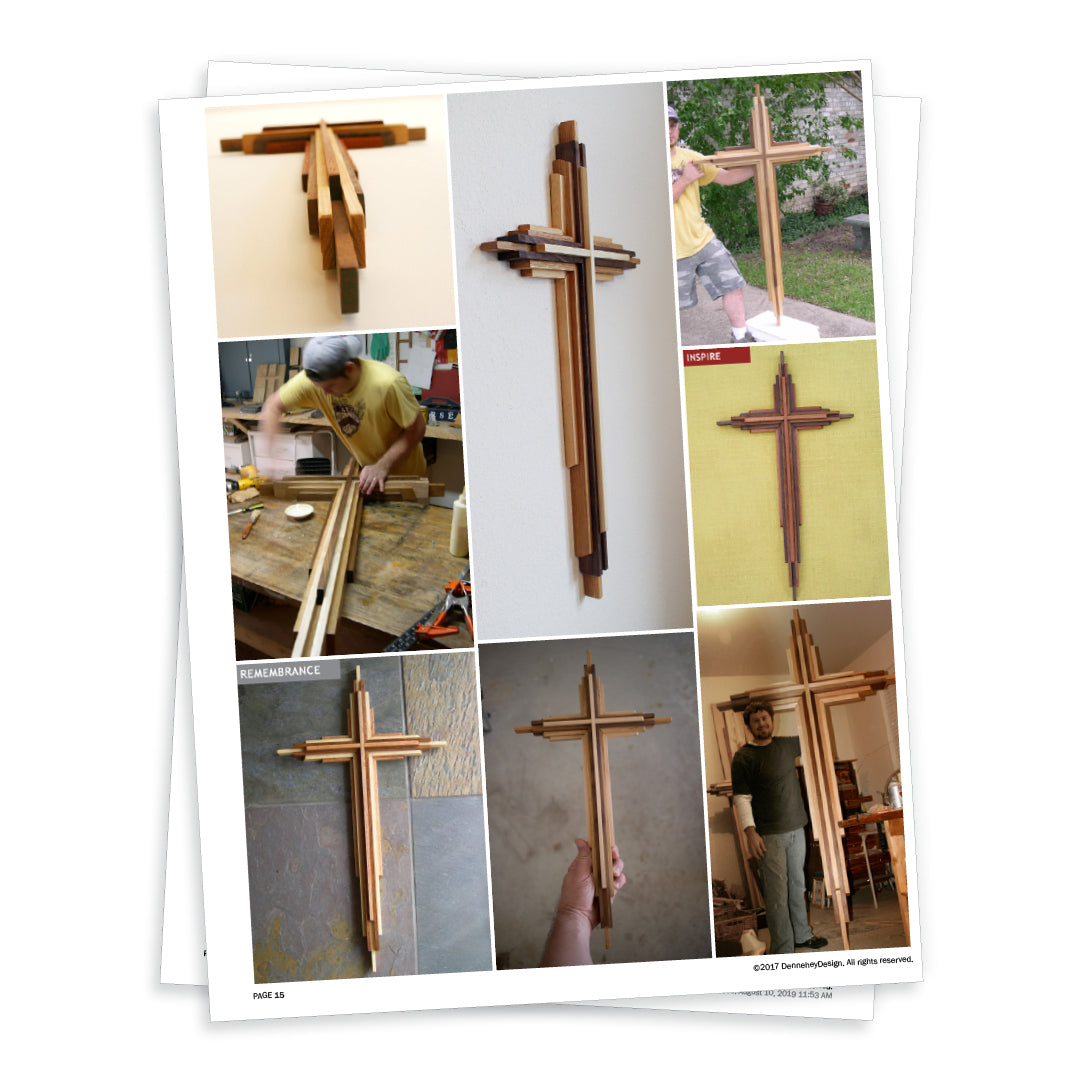 Eight-Foot-Tall DIY Wooden Cross Plans – Dennehey Design Co.