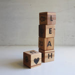 Wooden Blocks with Letters, Numbers & Shapes