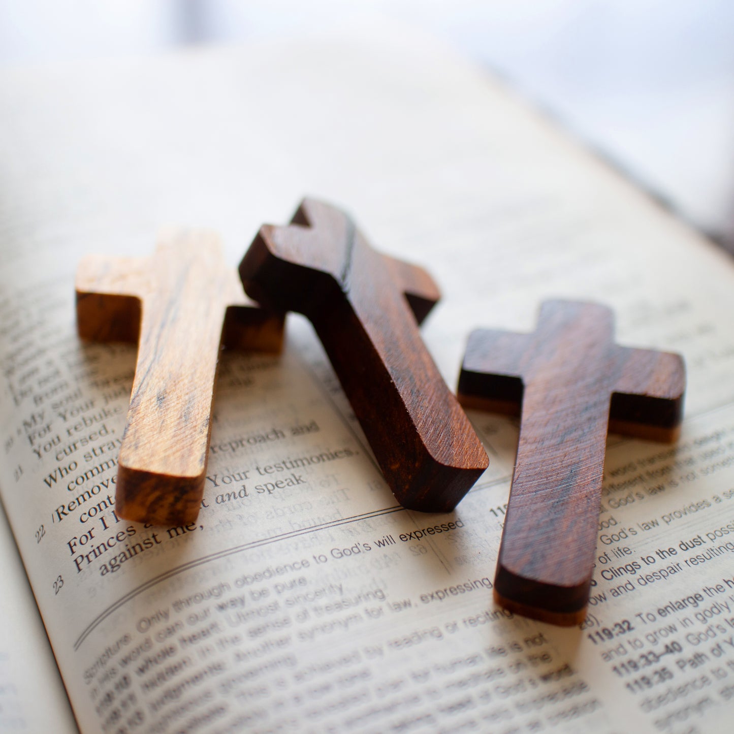 Hand-carved Wooden Prayer Cross – Dennehey Design Co.