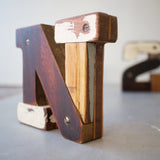 Wooden Letter N
