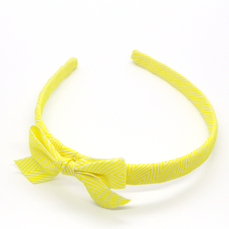 Jersey Solid Bow Headband - Red