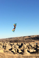 flying Kites at Writing on Stone Provincial Park