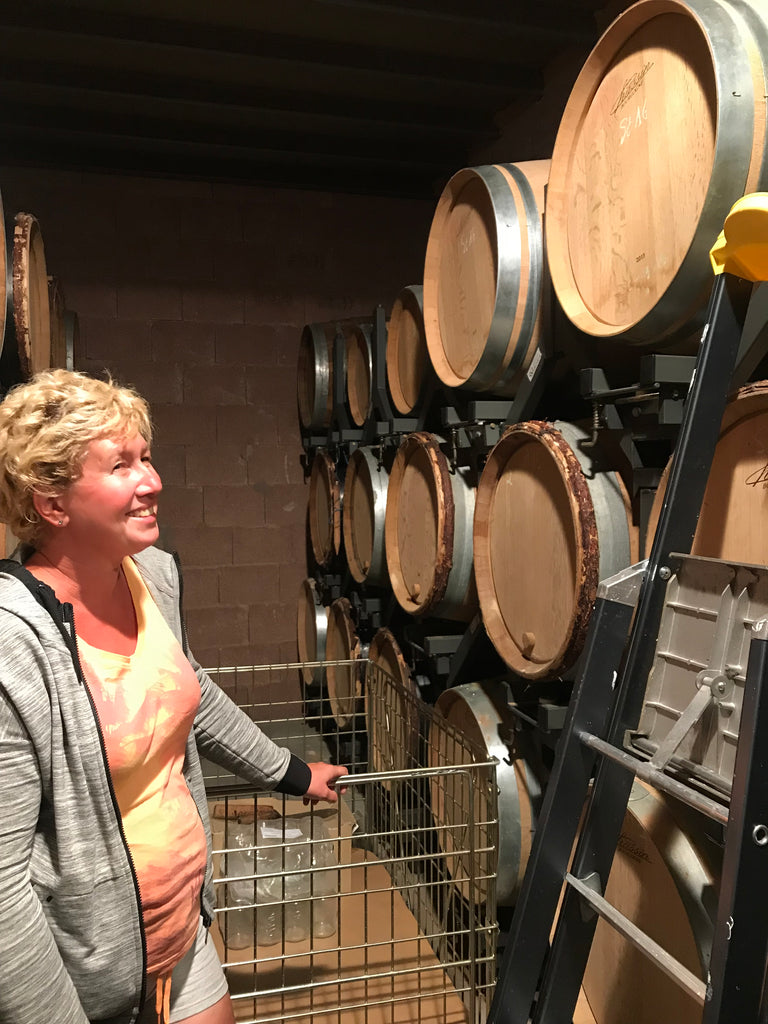Champ Divin Valérie Closset and the barrels