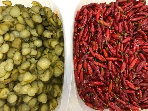 Piri-piri and pickles