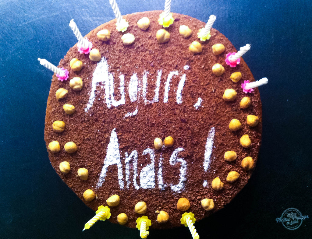 Torta di Nocciole for Anaïs for her birthday