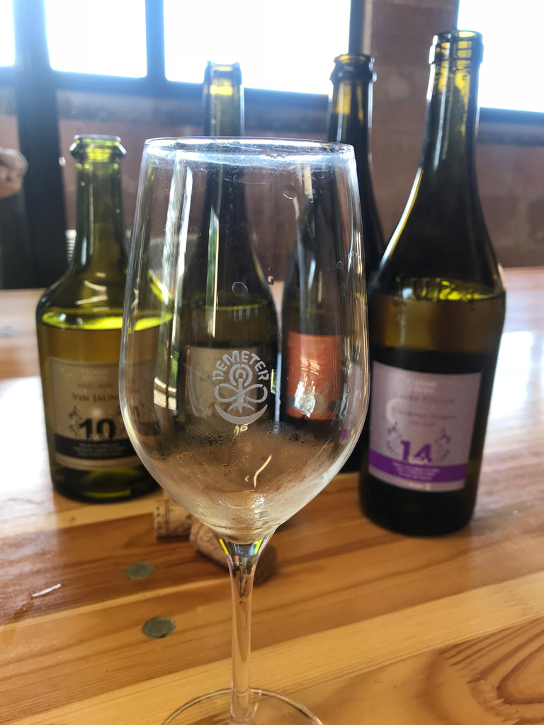Tasting with Demeter glass