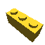 1 x 3 Yellow Lego Brick