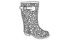 Jellybean Wellies Outline