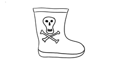 Pirate Wellington Boots