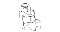 Princess Dressing Table Outline