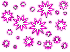 Pink Star Sparkles