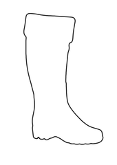 Wellington Boot Outline