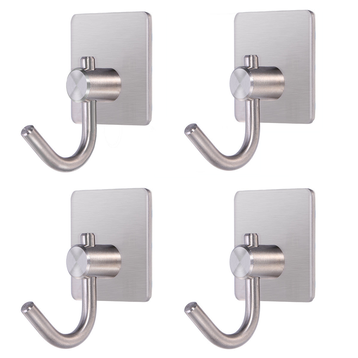 4PCS Vintage Wall Hooks, Metal Hooks No Drilling Vintage Coat