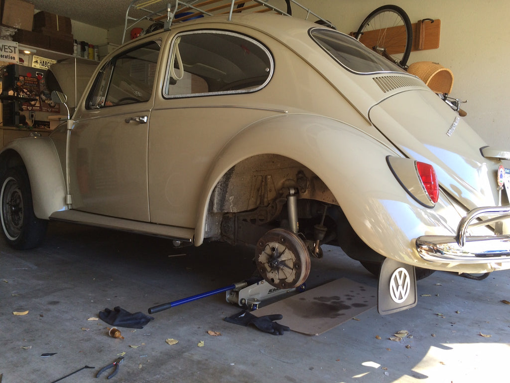 Fuel Filter Installation on a classic Volkswagen