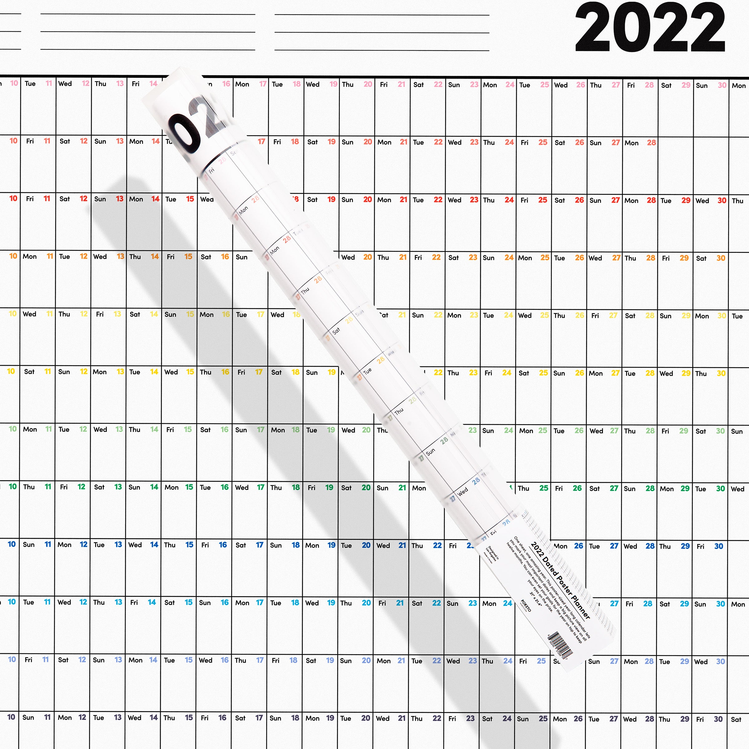 2022 Dated Poster Planner