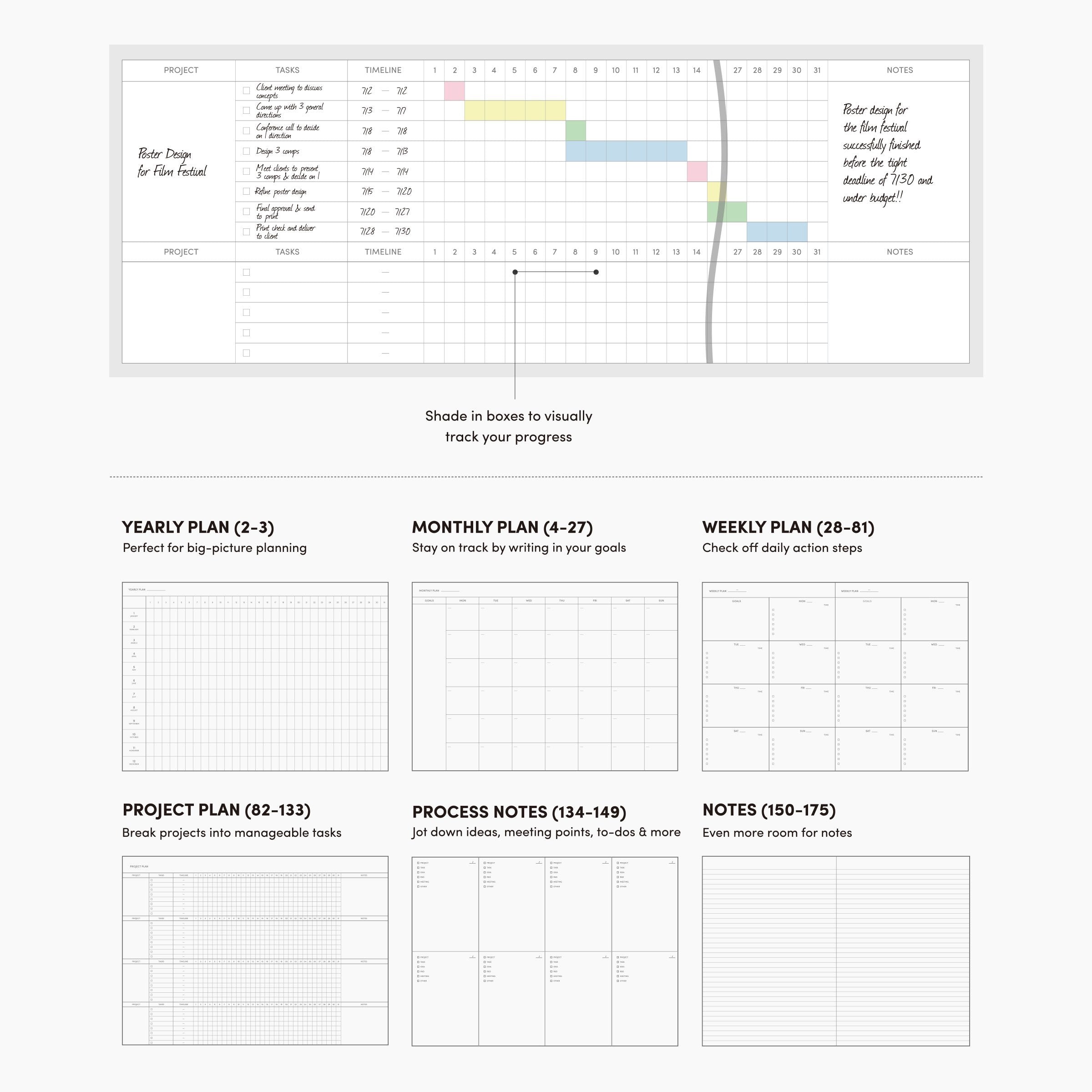 Project Planner in Cornflower