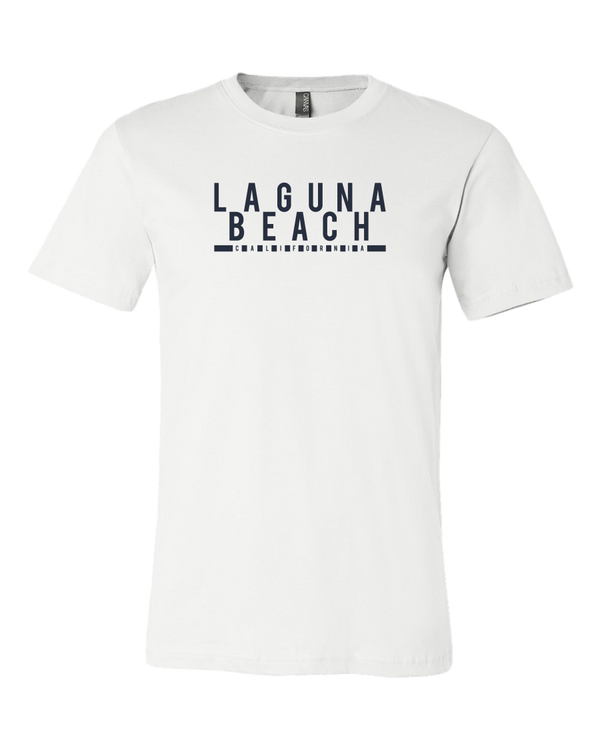 Laguna Beach Block Original - White - Laguna Beach T-Shirt Company