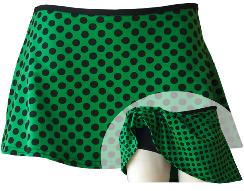 the candi factory - swim skirt - green