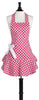 Pink & White Polka Dot Josephine Apron Pink & White Polka Dot Josephine Apron