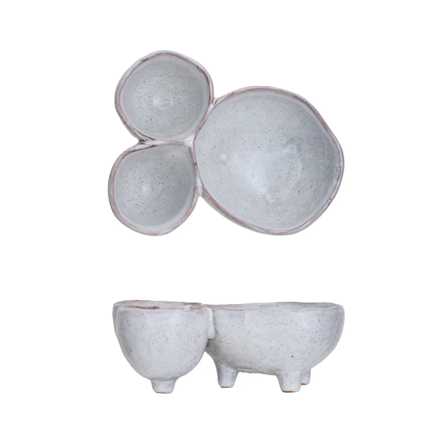 3 Section Serving Dish