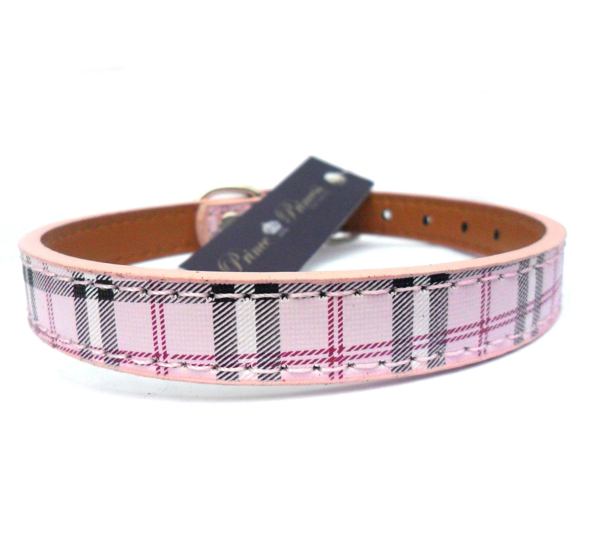 burberry style dog collar