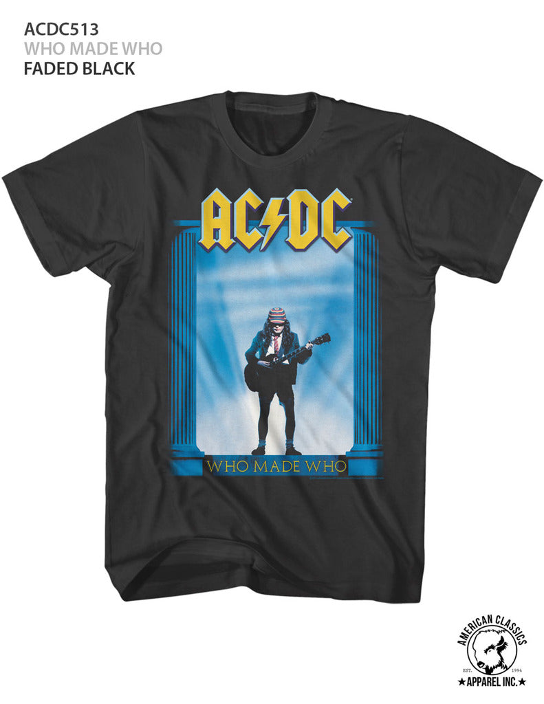 klinke Spektakulær lægemidlet AC/DC Special Order Who Made Who Adult S/S T-Shirt – RockMerch