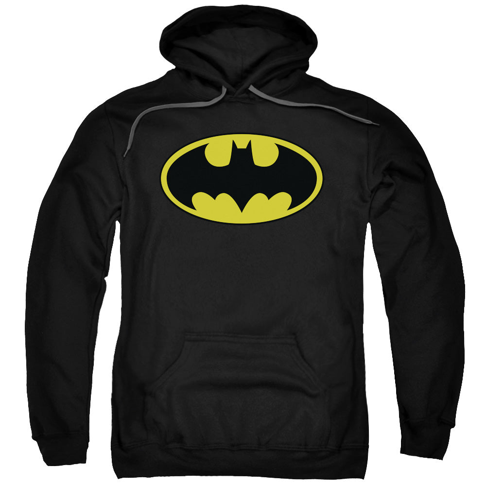 Ondoorzichtig Oneffenheden industrie Batman Classic Logo Men's Pull-Over 75 25 Poly Hoodie - Special Order –  RockMerch