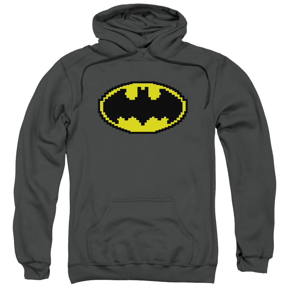 Batman Pixel Symbol Men's Pull-Over 75 25 Poly Hoodie - Special Order –  RockMerch