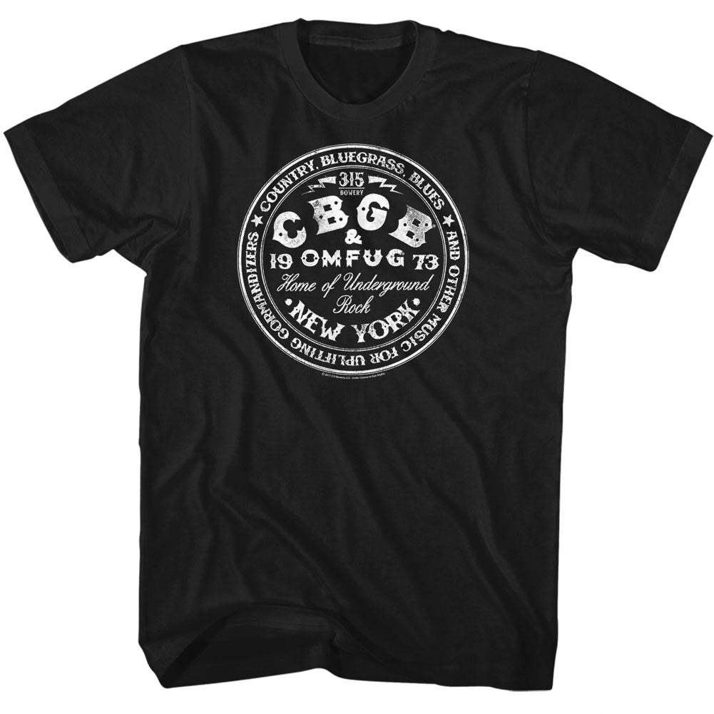 CBGB Special Order CBGBcircle Adult S/S T-Shirt – RockMerch