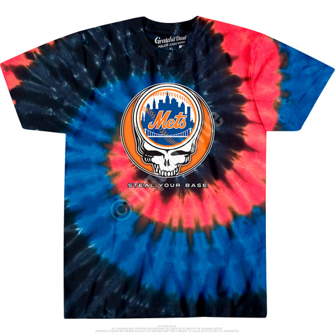 Grateful Dead Detroit Tigers Steal Your Base Navy Athletic T-Shirt