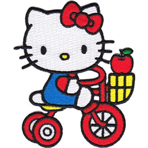 Hello Kitty - Hello Kitty - Flower- Patch - Back Patches - Patch Keychains  Stickers -  - Biggest Patch Shop worldwide