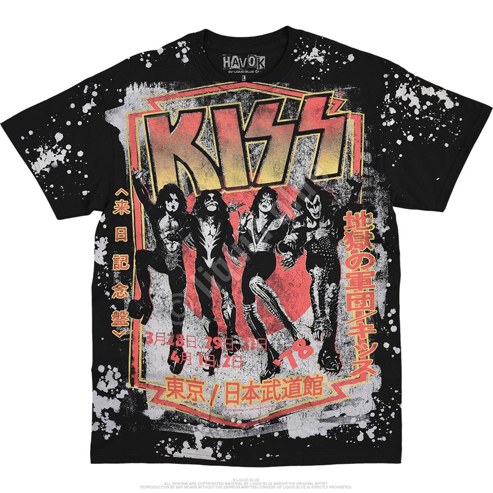 在庫限り KISS DESTROYER TIE DYE Tee