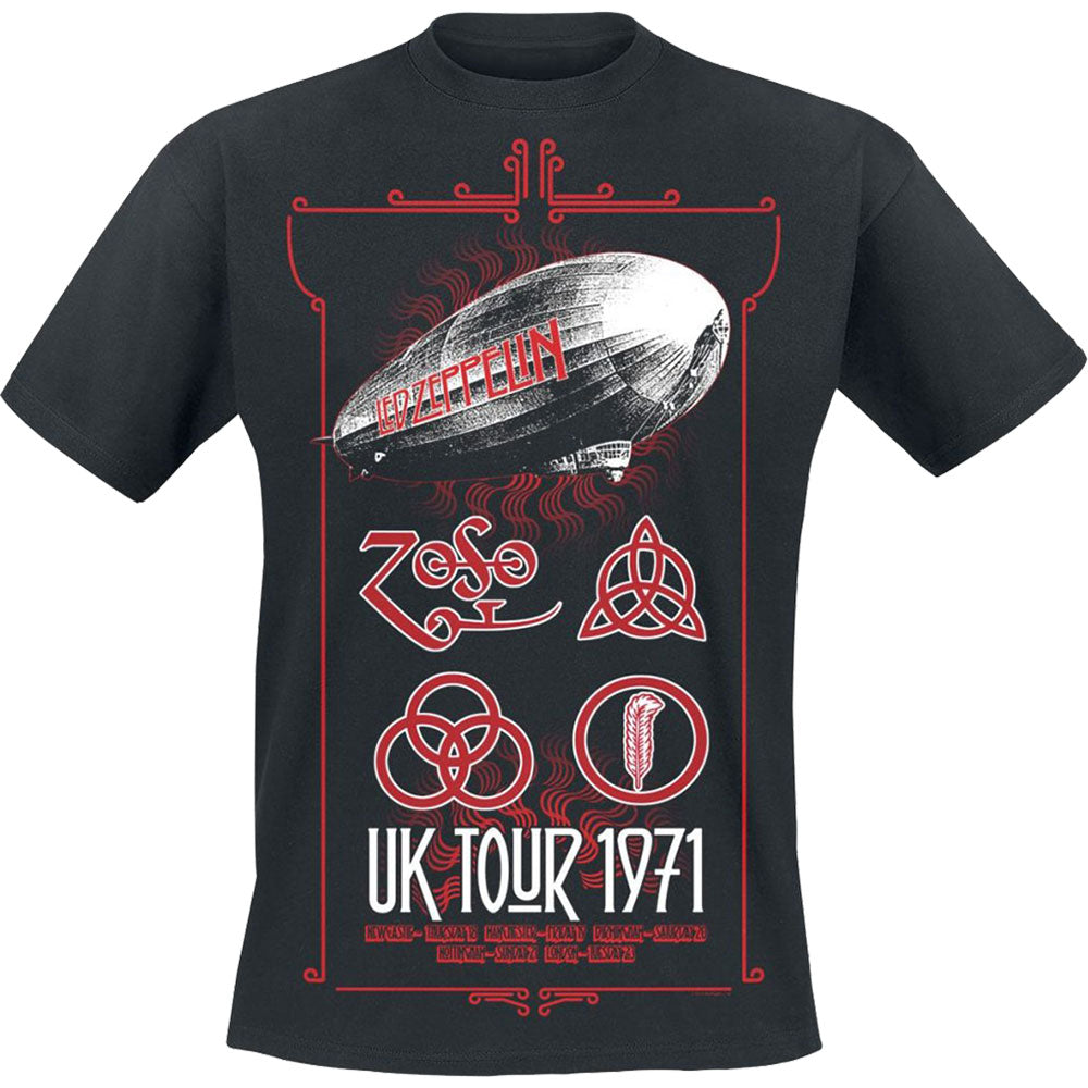 Led Zeppelin UK Tour '71. Unisex T-Shirt - Special Order – RockMerch