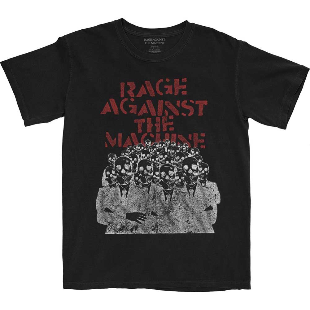 Rage Against The Machine Crowd Masks Unisex T-Shirt - Special Order