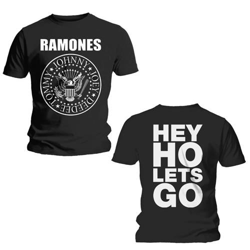 triatlón despensa Indica Ramones Hey Ho (Front & Back) Unisex T-Shirt - Special Order – RockMerch