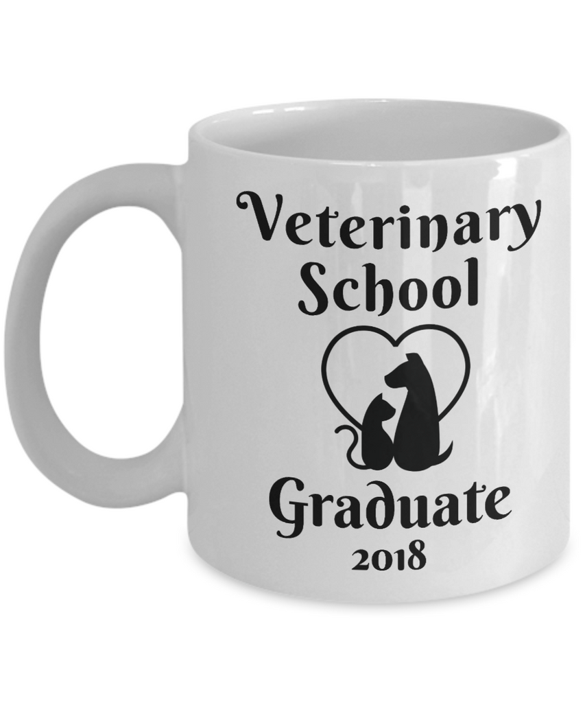 Veterinary School Graduate 2018 Mug Vet Graduation Gifts Novelty New Veterinarian Coffee Cup
